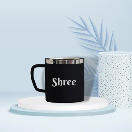🎀 GiftKartt Customized Steel Coffee Mug