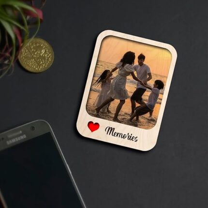 Memories Wooden Fridge Magnet | Personalized | 4×3 Inch