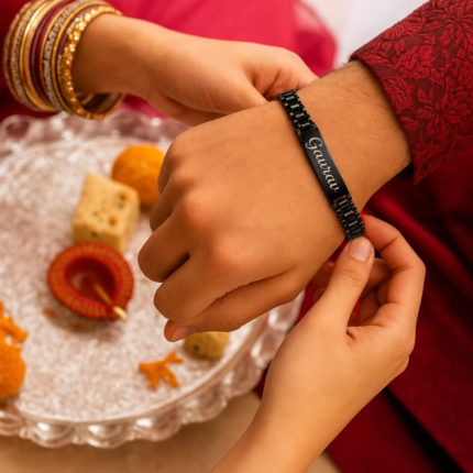 Trending Black Bracelet Rakhi